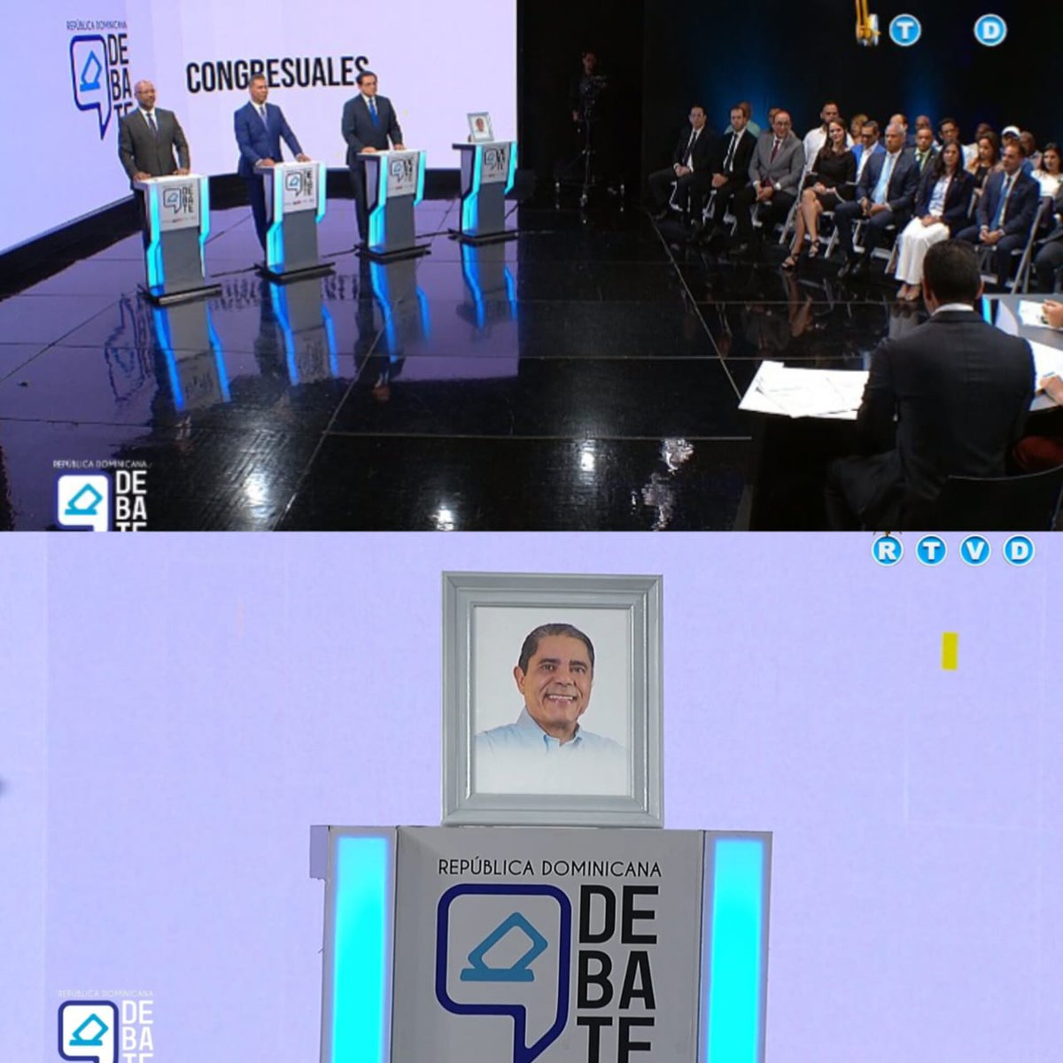 santony27's tweet photo. Huyó al debate el candidato a senador por el #PLD en Santiago el exdiputado Marino Collante.
#CodessdDebate https://t.co/4N3pgdyEOM