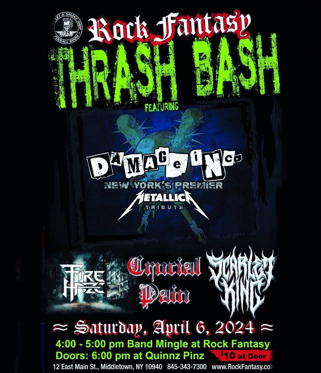 FireHazeBAND's tweet image. Middletown,NY!!! See you all on Saturday 💪🏻😈🤘