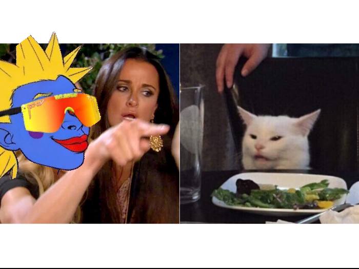 WomanYellingCat's tweet image. i have just got word that the queen of memecoins @digitalartchick is in $WCAT, and now she is yelling at me

can u guys tell her to stop?