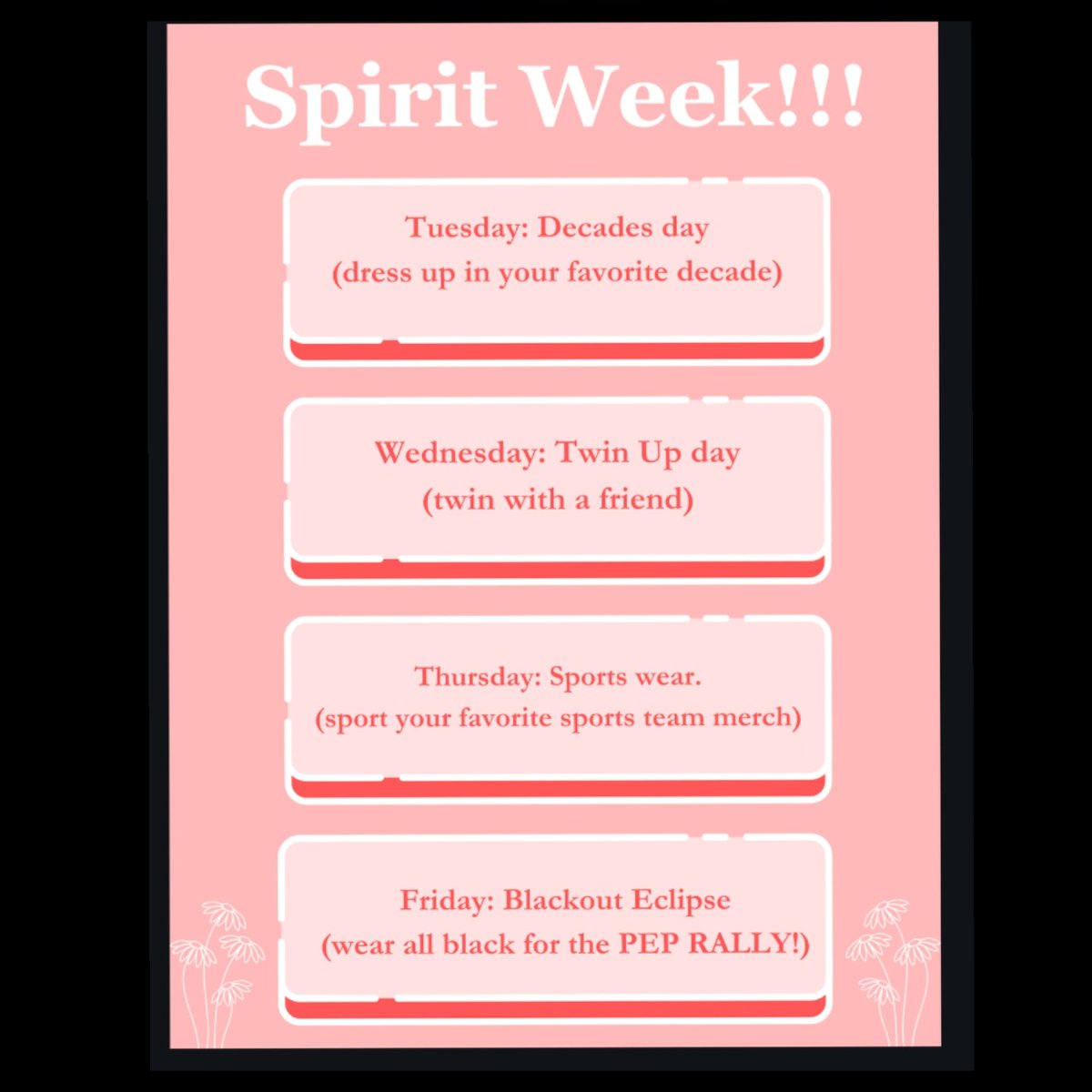 LTMS Spirit Week 📣