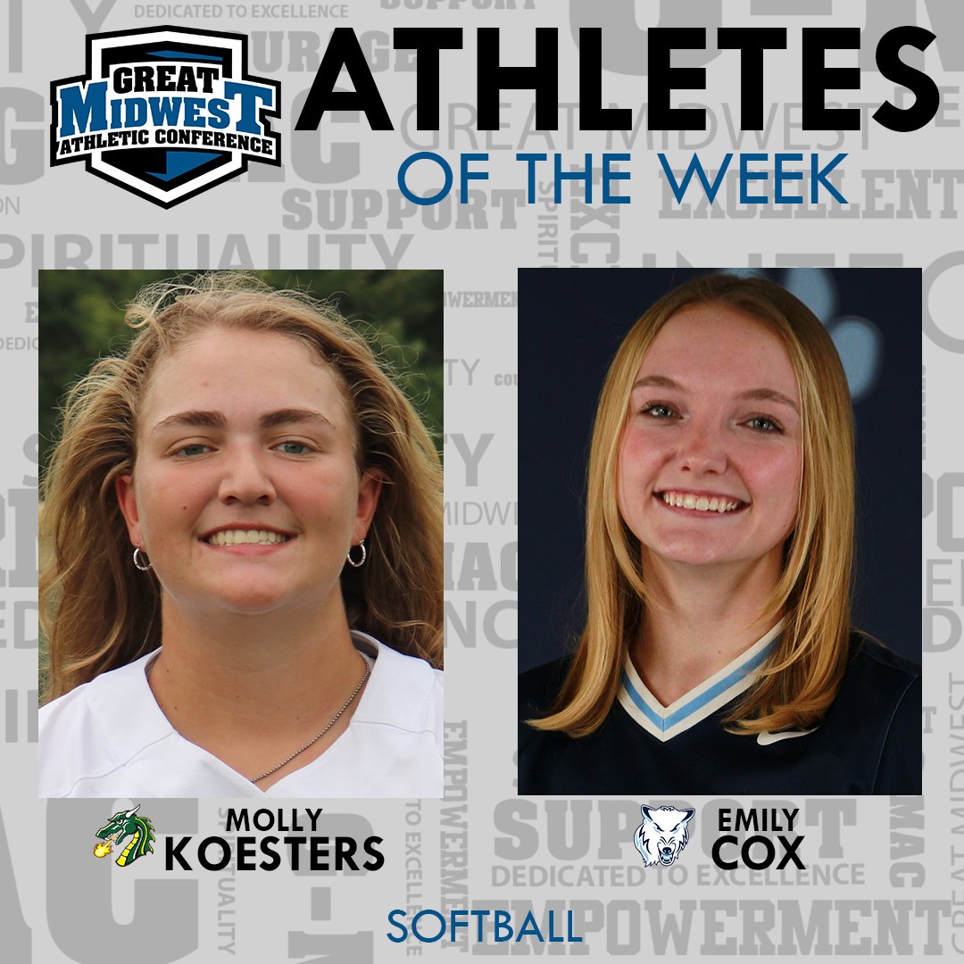 Great Midwest Softball Athletes of the Week 🥎 #BeGreat | greatmidwestsports.com/news/2024/4/1/…
