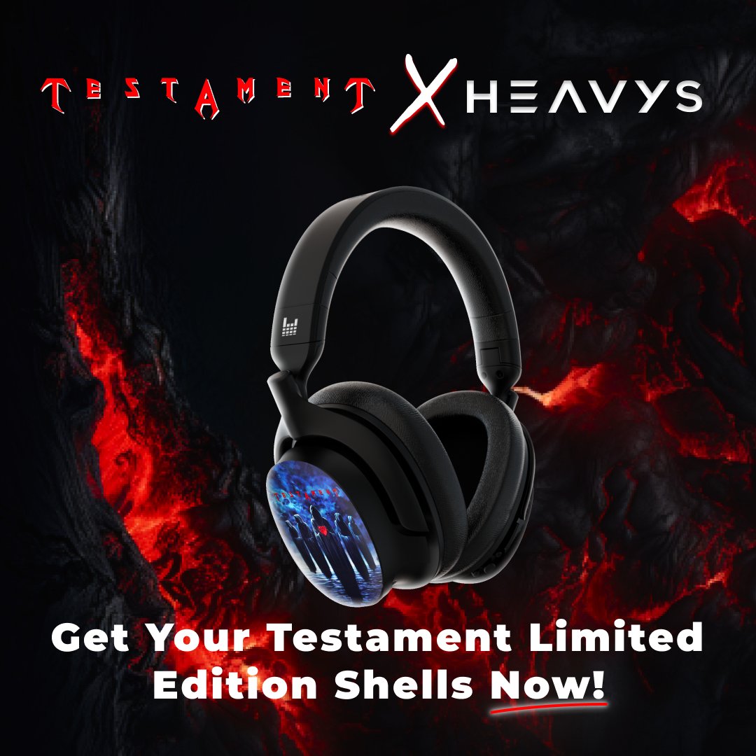 We teamed up with @heavysaudio to bring you these Custom Designed Shells inspired by the #SoulsOfBlack🤘Get yours NOW! bit.ly/testament-heav…