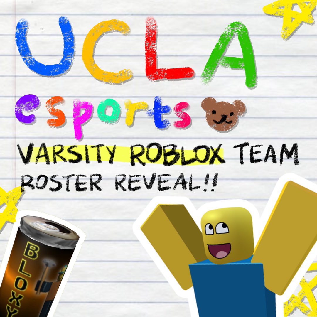 UCLAEsports's tweet image. We’ve been working on this project for years now. it took so much time, energy, resources just to find the perfect roblox roster. We gathered the best pros at UCLA to represent us. 
THIS IS NOT A DRILL ☝️☝️🥶

#roblox #aprilfools #butnotreally