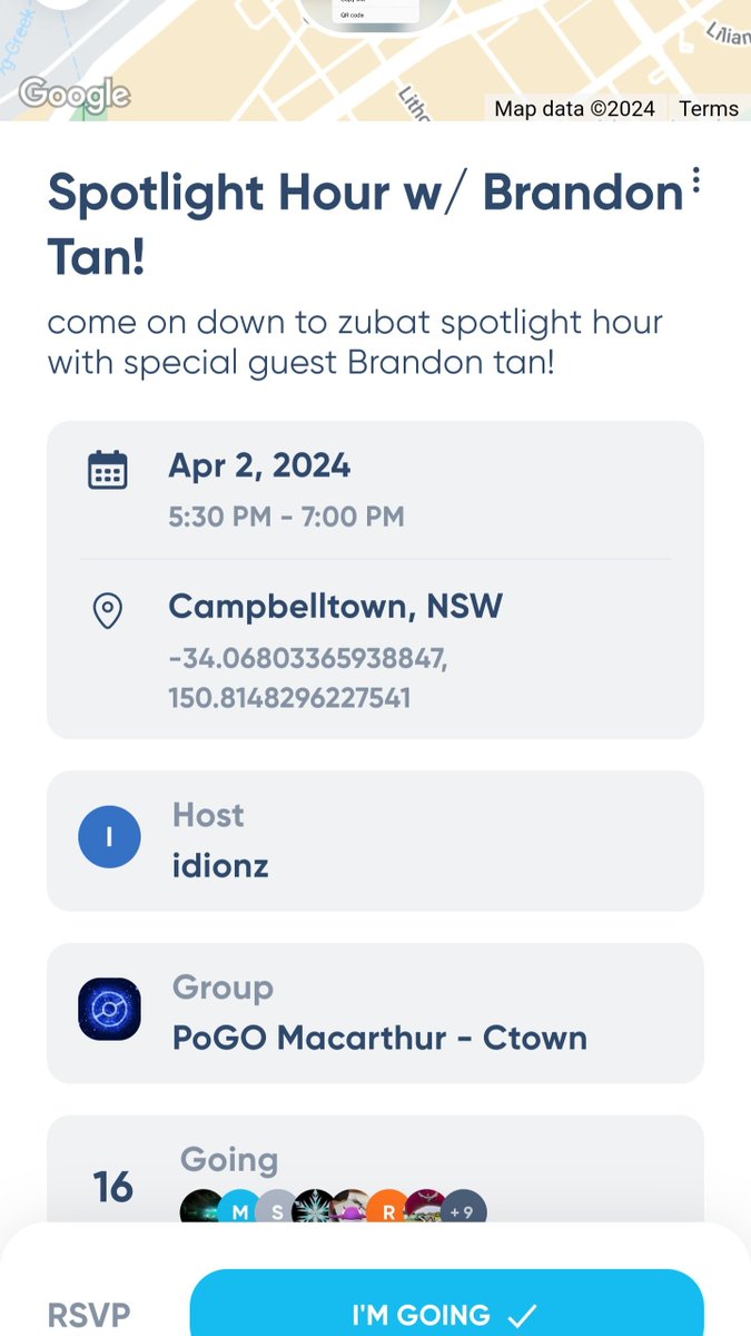 brandontan91's tweet photo. To #PokemonGO Trainers in Campbelltown (Sydney),
Sorry for the late post, after discussing with the community leader, idionz, I will be playing Zubat SLH with 'PoGO Macarthur - Ctown' group today (2Apr), starting from 'HMAS Sydney Memorial' at 5.30pm. Cya all later~~~ 🙂 https://t.co/UzIz0uLUoQ