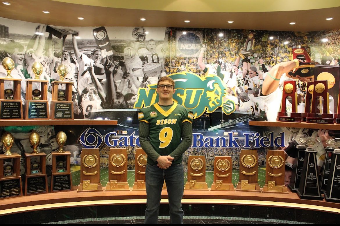 Thank you @JamoBrown_ @CoachOlsonNDSU @NDSUfootball @NDSUFBRecruits for the junior day!