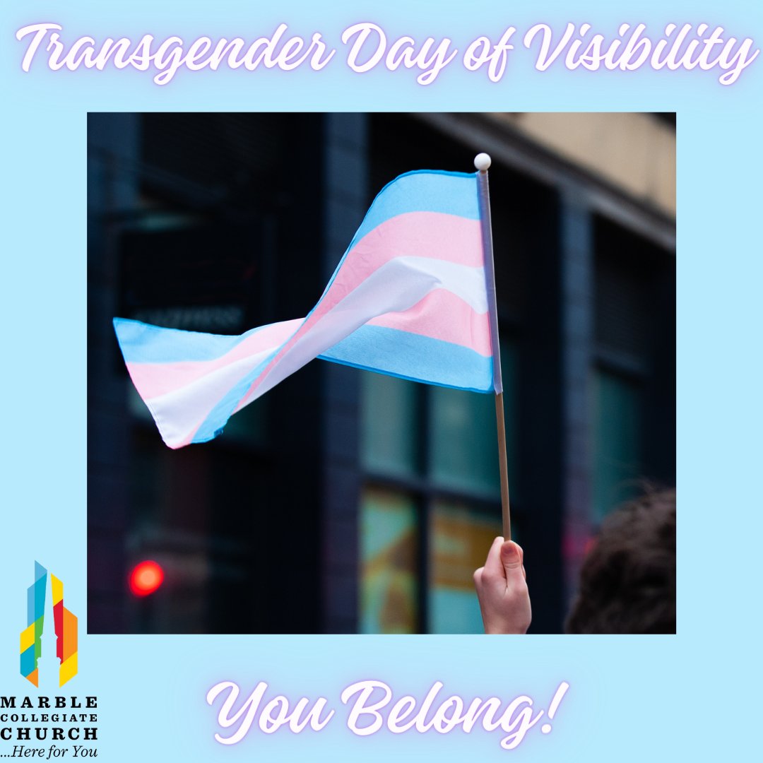 MarbleChurch's tweet image. To our transgender family: You are seen, loved, valued, and part of our community. 💕

#transgendervibilityday #transfamily
#transgenderrights
marblechurch.org/gifts
