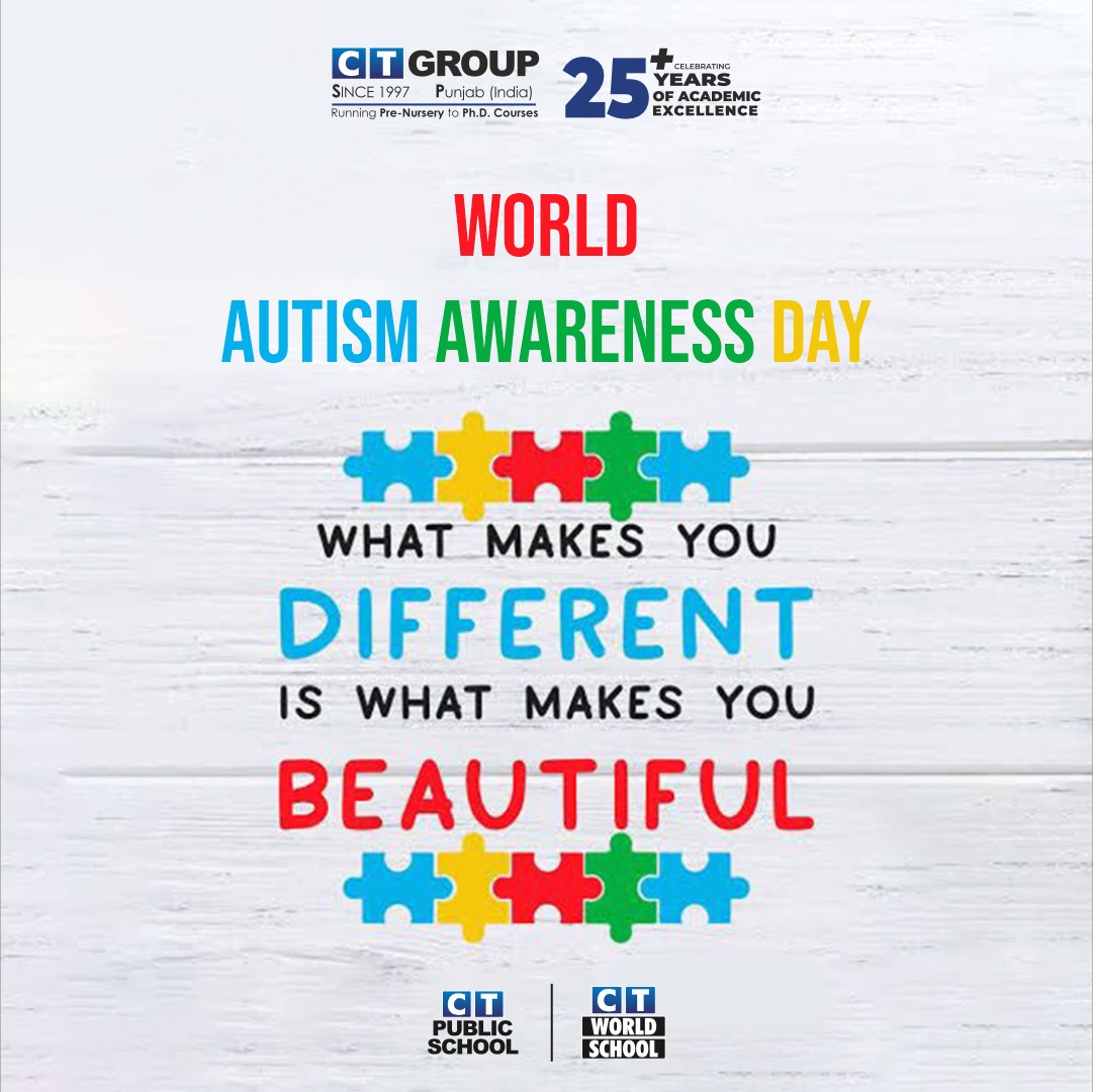 Empowering Voices, Embracing Neurodiversity: Advocating for Acceptance on World Autism Awareness Day! 💙

#ctgroup #morningpost #ctu #ctps #ctw #ctians #teamct  #ctiemt #Naac #GradeA #shahpur #southcampus