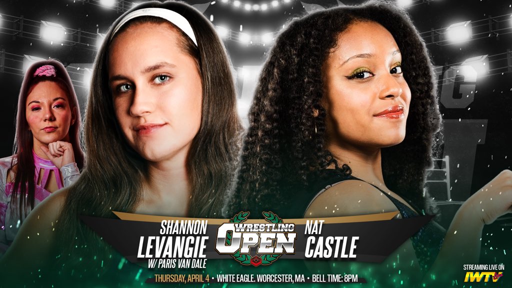 OFFICIAL: After being challenged by @AllieKATCH to a Best of 5 Series, how will Shannon LeVangie respond? LEVANGIE 🆚 CASTLE 📺: @indiewrestling 🎟️: $10 at the door #WrestlingOpen