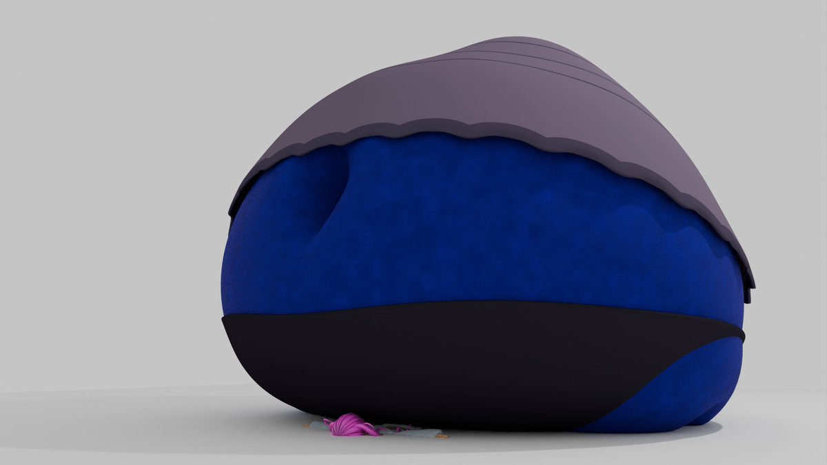 Y'all be talkin bout 'ooh I want a big blueberry hex goth gf' What happens when you get squashed? Then what?