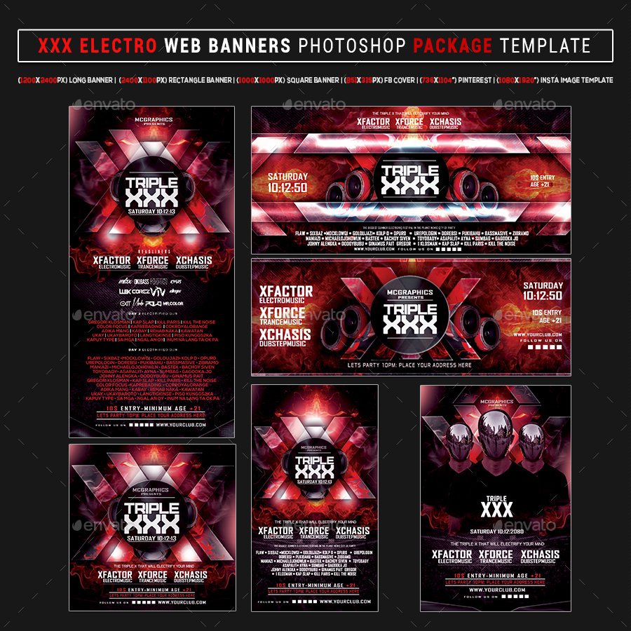 MCGRAPHICS2's tweet image. XXX Electro WEB Banners Photoshop Templates
graphicriver.net/item/xxx-elect… #electro #edm