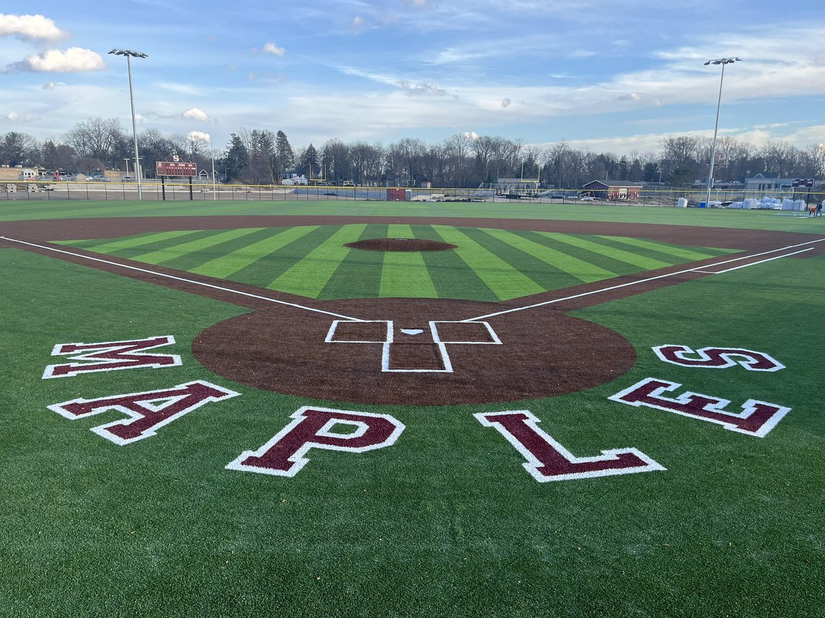 Birmingham Seaholm High School (Birmingham, Michigan) #GoMaples @MaplesBaseball @PrepBaseballMI @Bill_Watson19 @MIPrepZone @statechampsmich @OAAthletics @MHSAA #HsBaseballFields