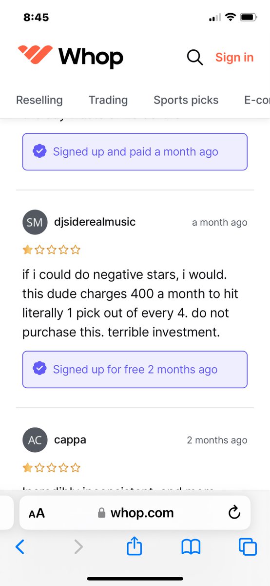 Scammer71281353's tweet image. Ask yourself this question. Which one of these two reviews is going to have the better insight to what type of Long term success you can expect from @seanperrywins . The guy who signed up 4 days ago ( paid bot ) or the guy who signed up 2 months ago ? Fraud scammer #seanperry!