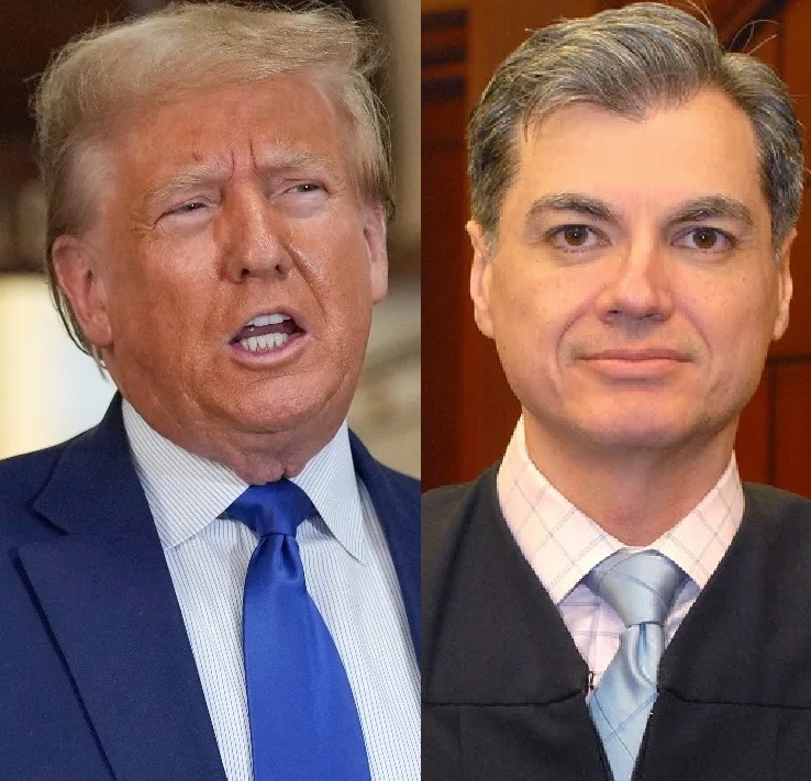 BREAKING: Donald Trump is dealt a huge defeat as the judge in his hush money trial expands the gag order to block him from attacking the judge's family or the family of Manhattan District Attorney Alvin Bragg. The judge said that Trump's 'pattern of attacking family members of…