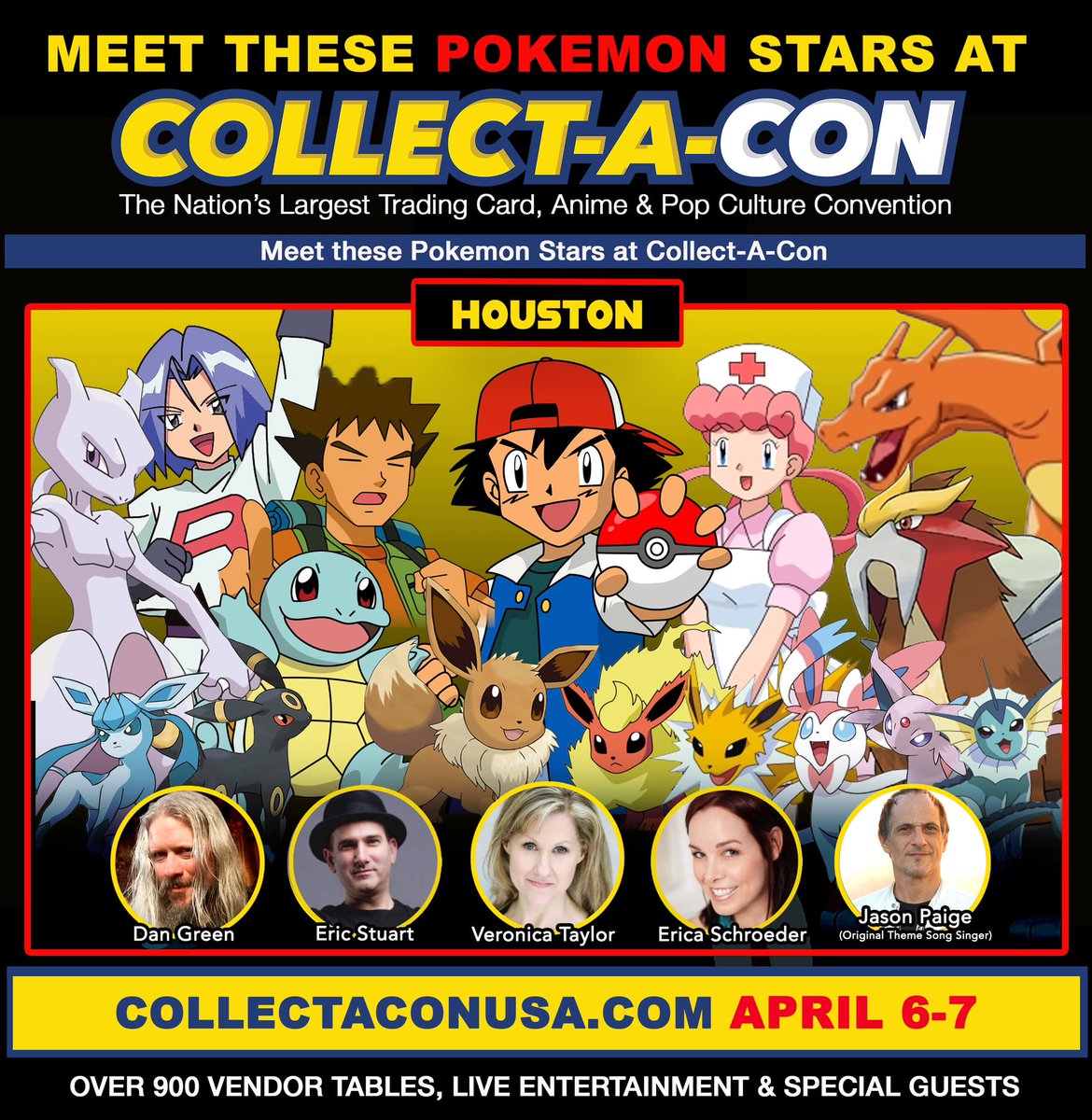 Meet these Pokemon voice actors this weekend! #pokemon #houston #pokemonfanart #pikachu #charizard #houston #PokemonDay