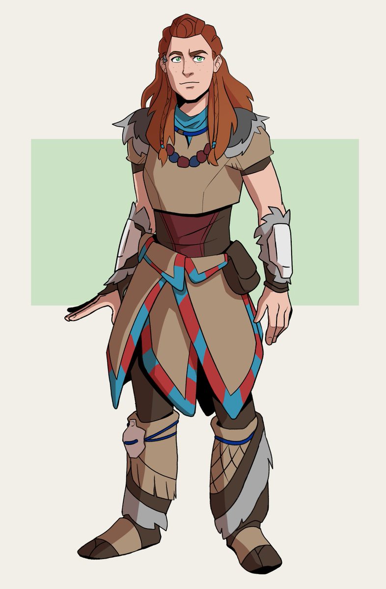 My take on Aloy in an animated Horizon series #HorizonZeroDawn #HorizonForbiddenWest #BeyondTheHorizon