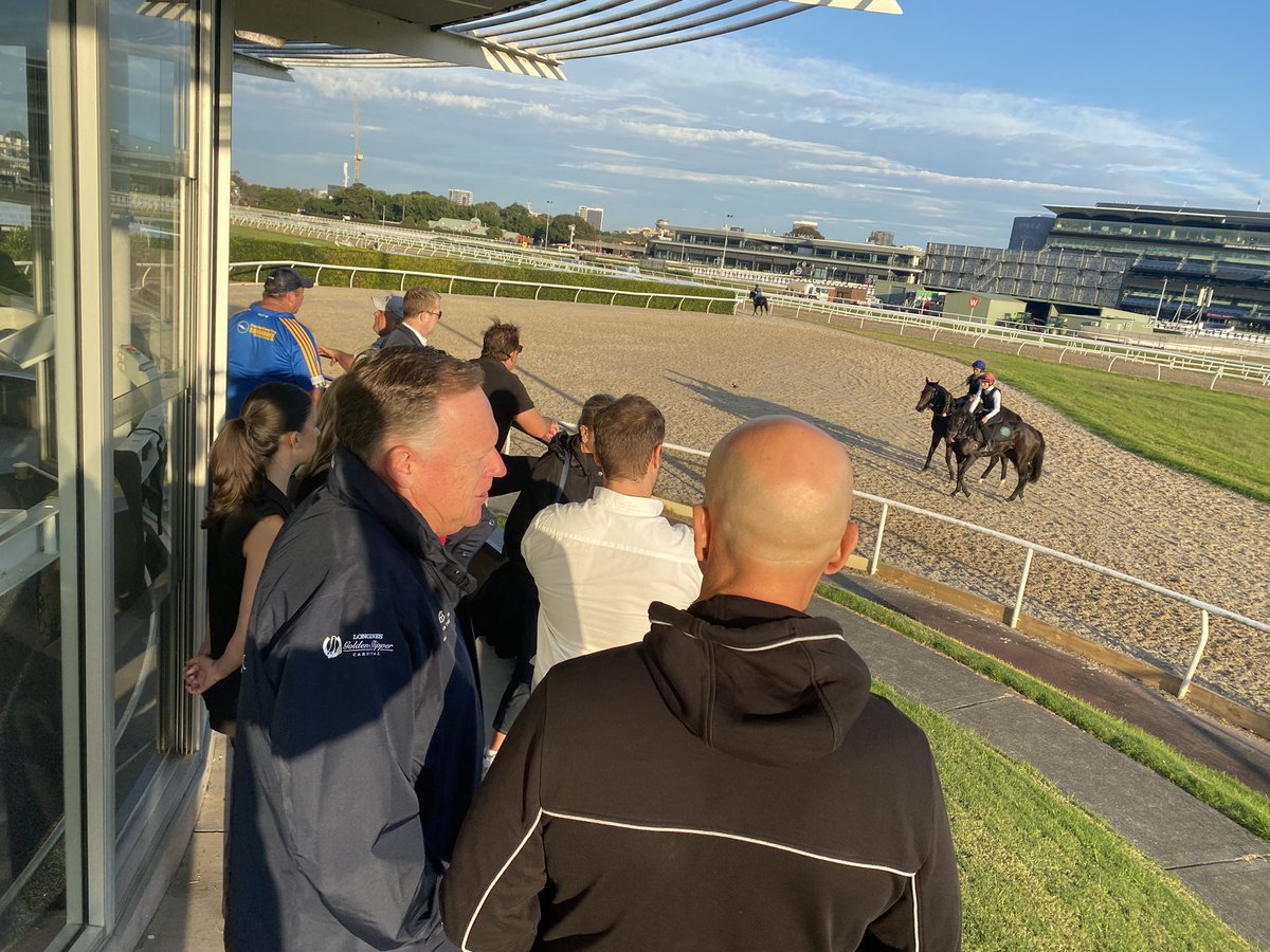 A big thanks to @aus_turf_club @Woodracing1985 @JohnOSheaRacing @clarkyhk @GaiWaterhouse1 (Adrian) for giving their time (and coming winners?) for some of our @tabcomau customers this morning. @ChampionshipsRR week, such a good time of year in Sydney @ncbnnsn #SydneyAutumn