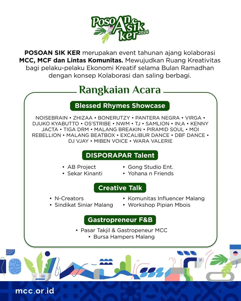 Malang Creative Center tweet media