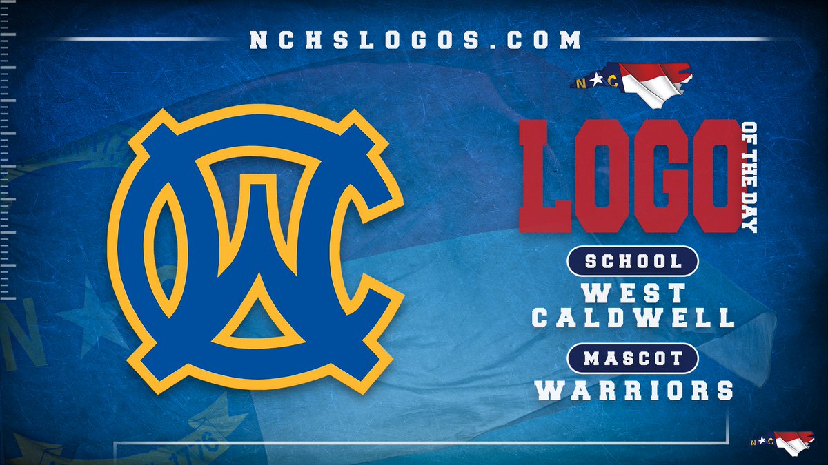 Today's #NCHSLogoOfTheDay takes us out to Caldwell County to ✔️ out the West Caldwell Warriors🟦🟨 @WCMensHoops @WCHSTF nchslogos.com/WestCaldwell_W… #nchsfb #nchshoops