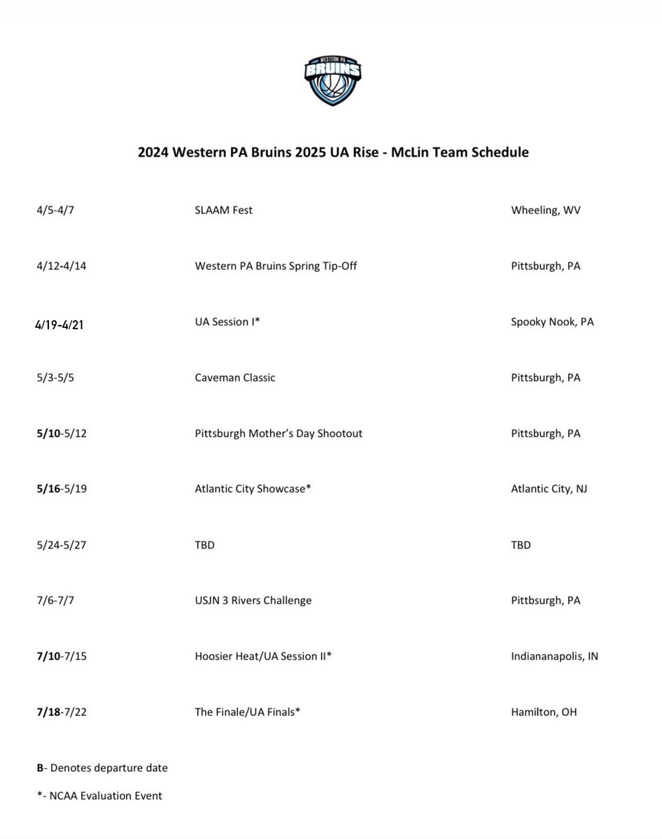 julesfisher10's tweet photo. Check out me and my team as we travel to these upcoming tournaments!! @WPABruinsAAU https://t.co/8vvUGNNhIL