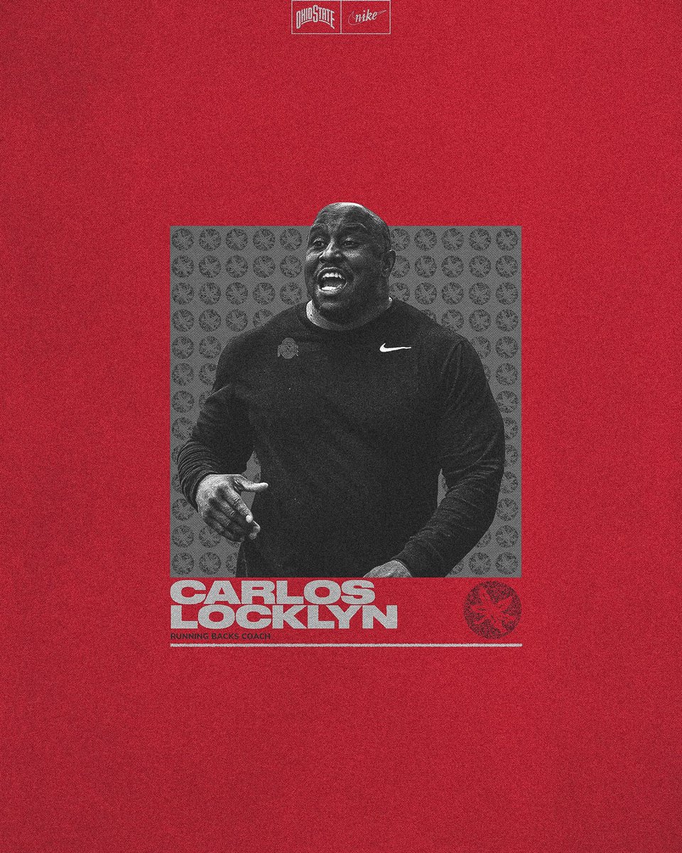Carlos Locklyn, THE RB coach 🌰
     
#GoBucks