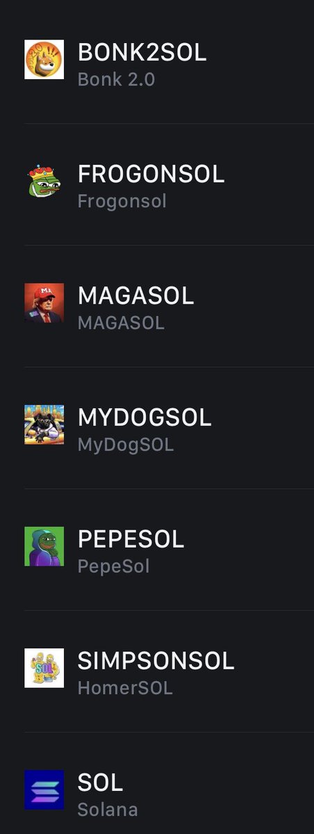 Grab these coins: 
#MAGASOL
#MYDOGSOL
#PEPESOL
#FROGONSOL
#SIMPSONSOL
#SOL