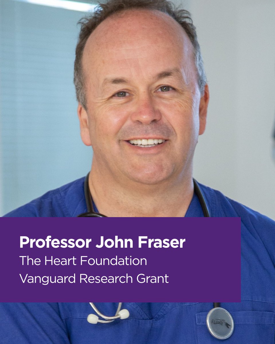 Congratulations @CCRG_Research's Prof David McGiffin & Prof John Fraser who are using Vanguard Research Grants from the @heartfoundation to help progress research in mitochondrial transplantation & pulsatile #EMCO therapy. 🔗 bit.ly/3J3Sy30