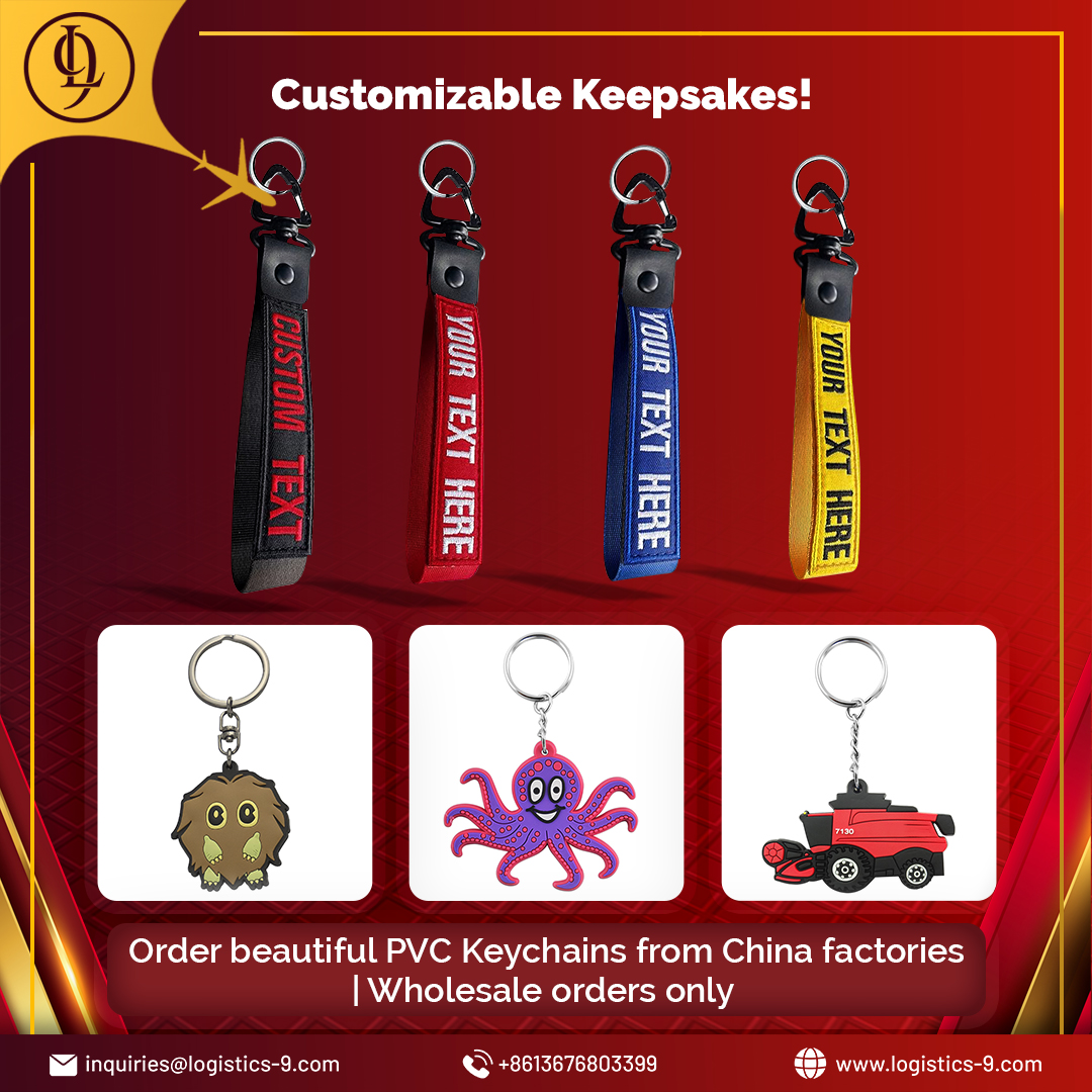 logistics_9's tweet image. Looking for a unique and affordable promotional item?  Bulk order customizable PVC Keychains from Yiwu market with us! They're eye-catching and a great way to enhance brand awareness. 
 
#logistics9 #pvckeychains #CuteKeychains #UniqueKeychains #KeychainLove