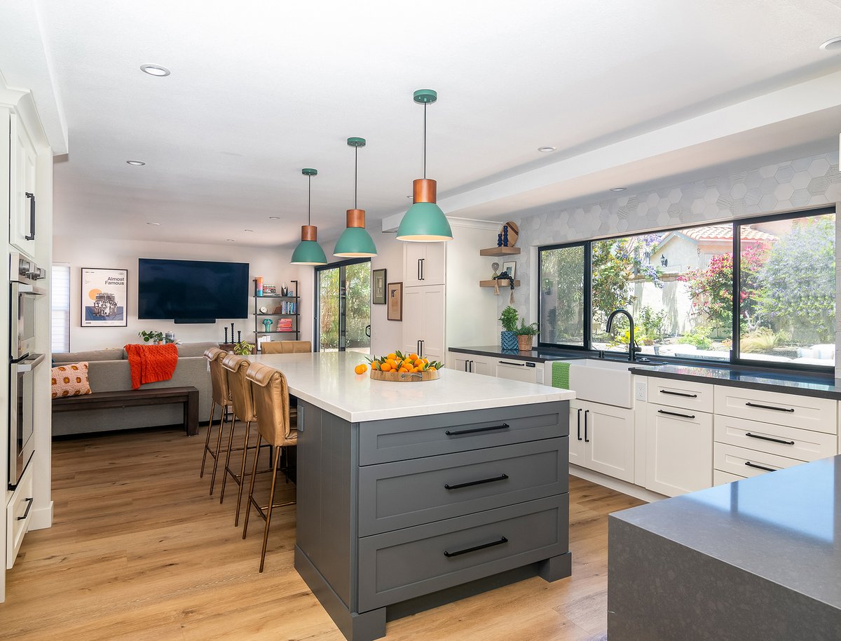 “Vibrant details energize this appealing modern home.” This home and inspiration are featured in our 2024 “Be Inspired” calendar in the month of April. Each month highlights some of our most exciting projects.