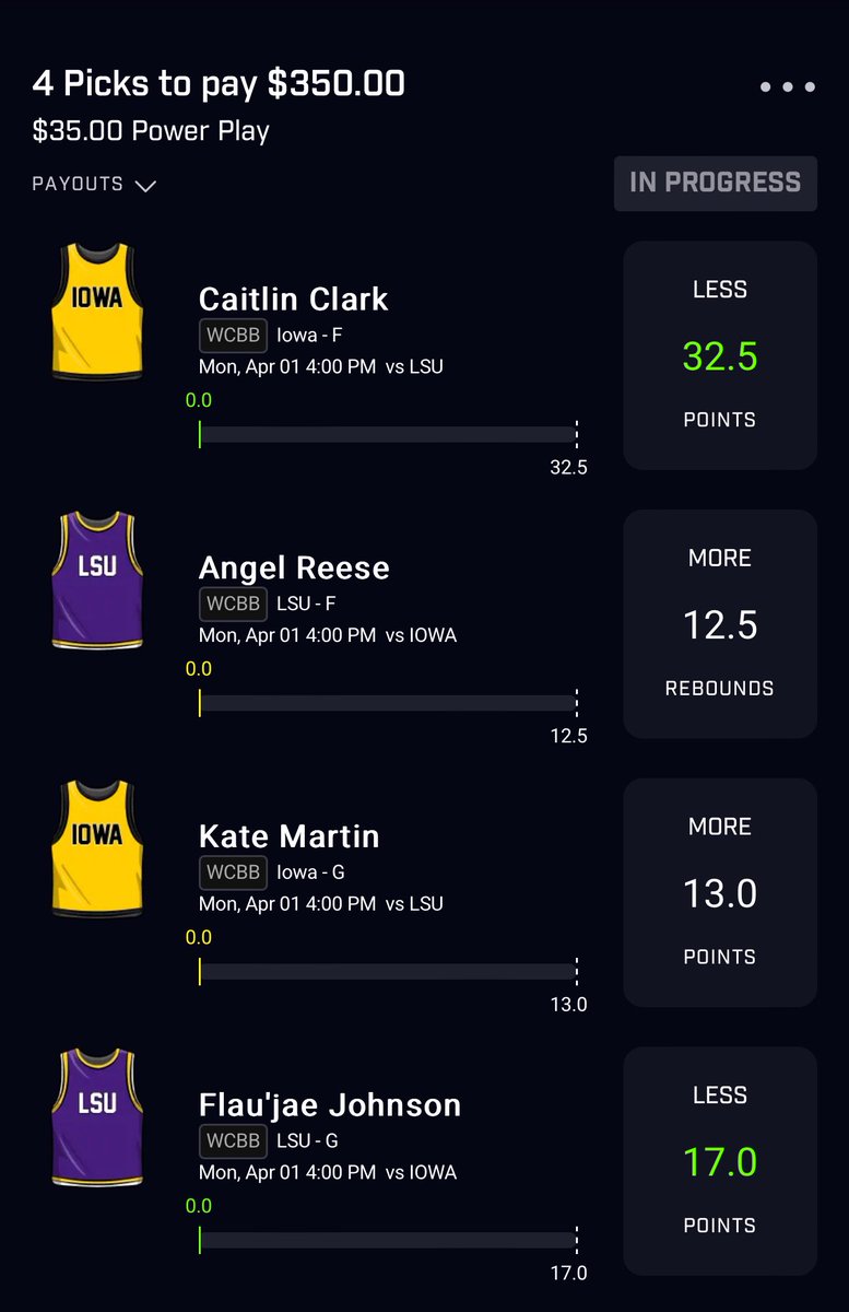 Took Caitlyn Clark under. I’m the worst, she’s unreal. Use code Nate for 100$ deposit matched prizepicks.onelink.me/ivHR/NATE @PrizePicks