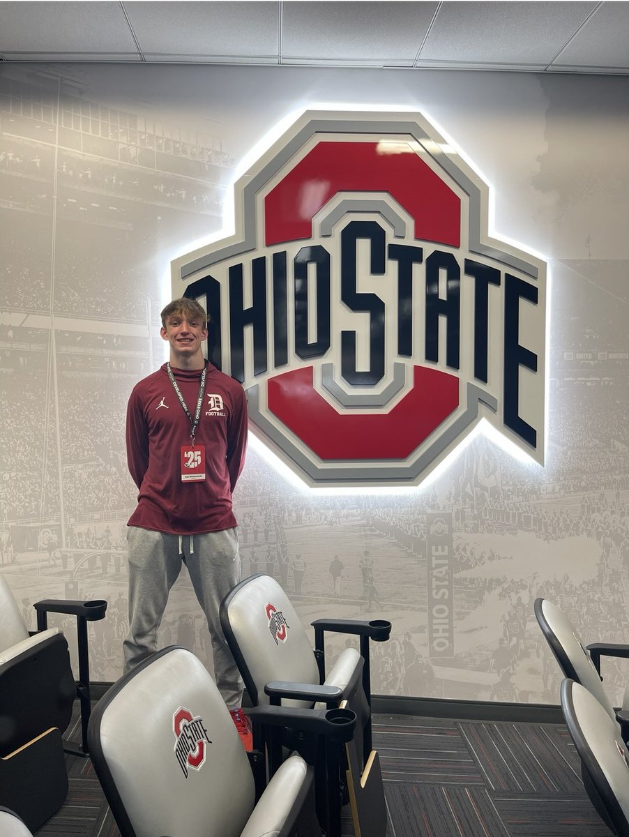 IsaacBlick88's tweet photo. Ohio State was amazing. Thank you Ohio state football and coach T for having me down for a visit and to watch spring practice. @OhioStateFB @etwill21 https://t.co/KZiMTzGrEl