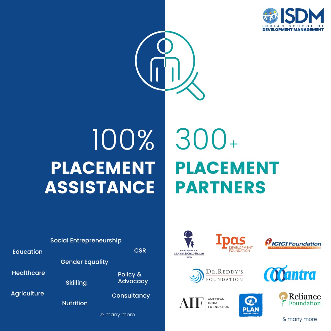 Passionate about social change? Our Development Management program empowers you with the skills to lead. Join our alumni network bit.ly/3UaLRTb

#ServeAndLead #DevelopmentManagement #CareerOpportunities #SocialImpact #ChangeMakers #ISDMAlumni
