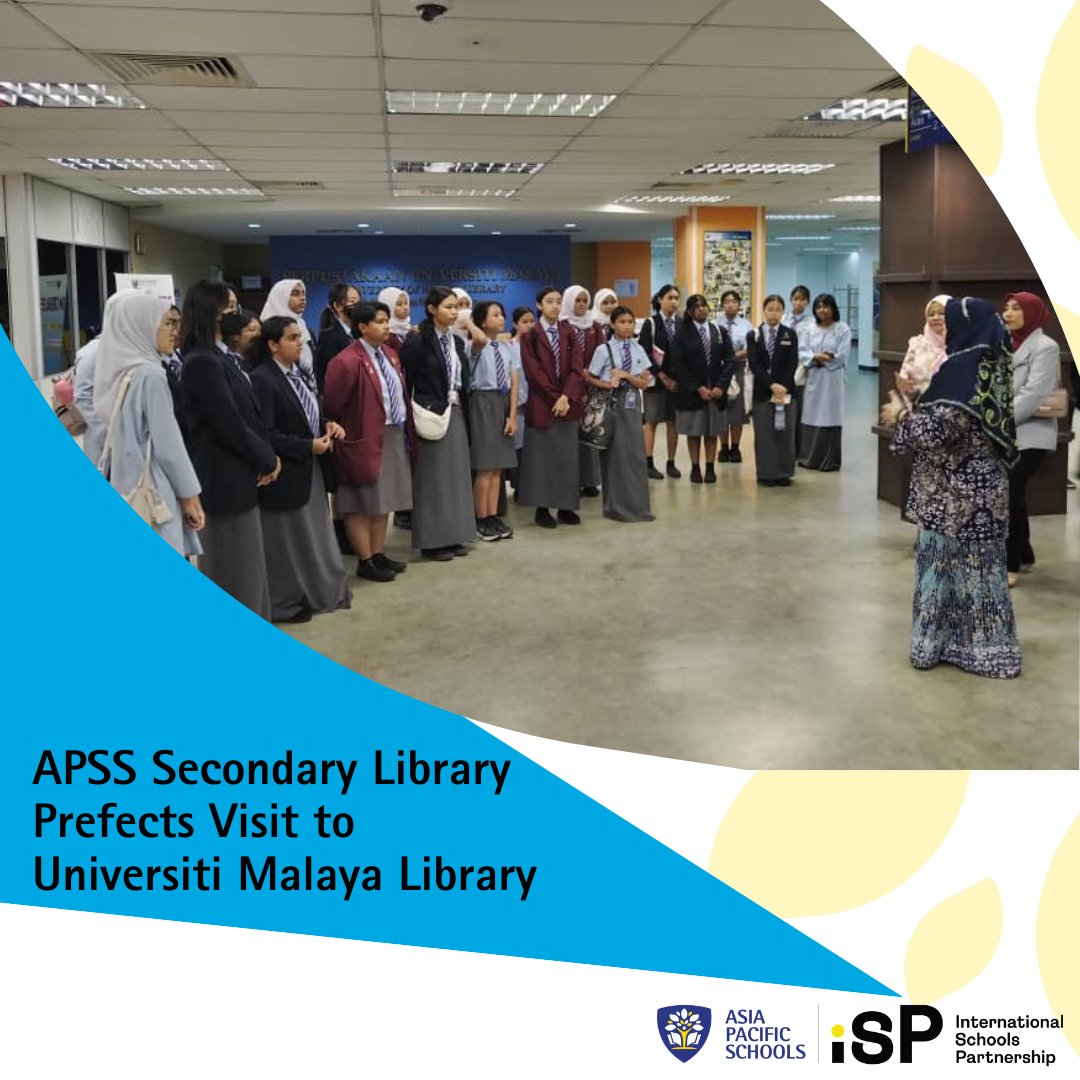 APSS Library Prefects visited Universiti Malaya Library, immersing in its vast academic resources and digital innovations. A day of inspiration, setting the stage for their educational journey📚✨

#APS #APSS #LibraryTrip #AmazingLearning