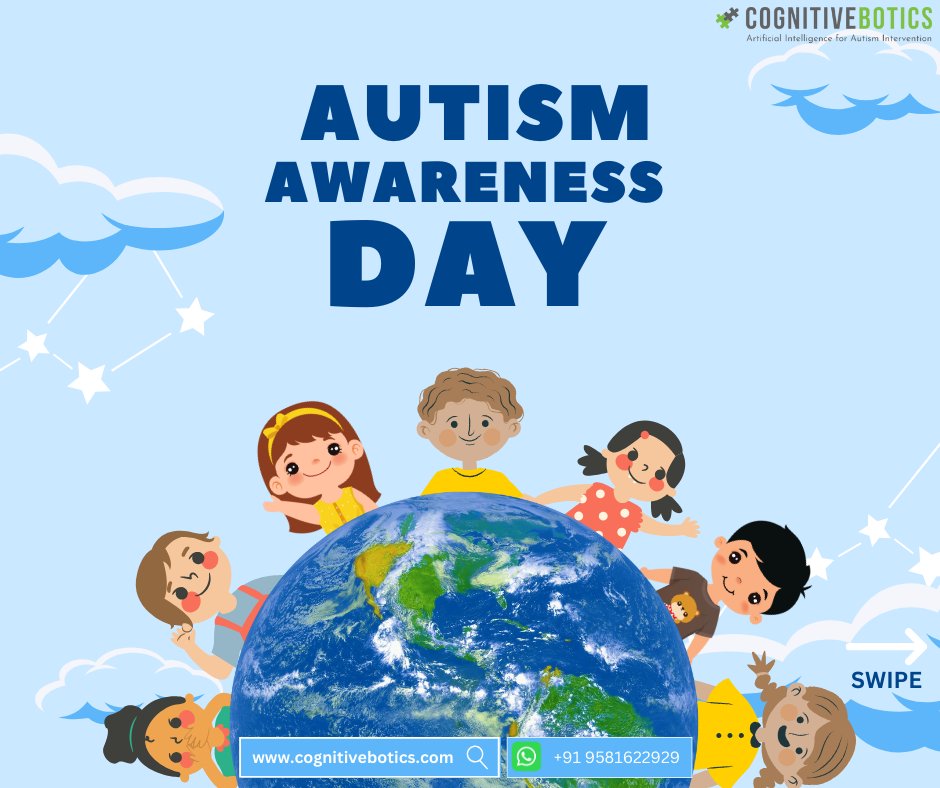 CognitiveBotics's tweet image. Join us this Autism Awareness Day as we celebrate the unique strengths and talents of children with autism. 💙 ​

Please send us a message on our WhatsApp number +919581622929 

To know more visit us: cognitivebotics.com​
#AutismAwarenessDay #Neurodiversity