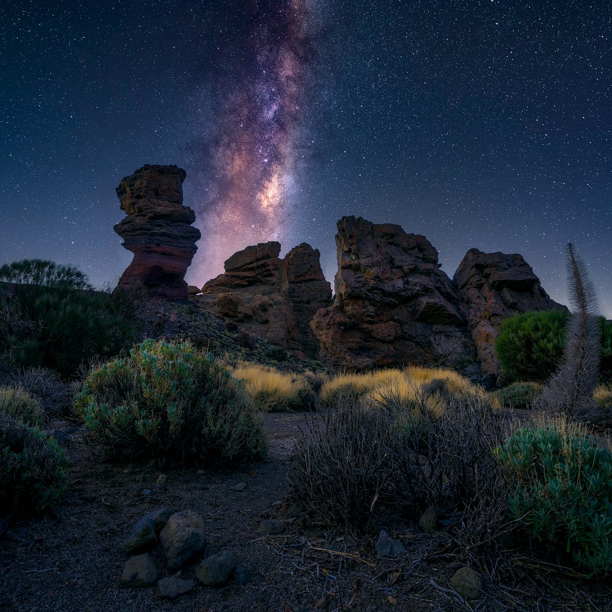 Night at Teide National Park, Tenerife, Spain 📷