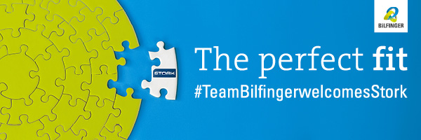 Big News! We're thrilled to announce that Stork’s units in the Netherlands, Belgium and Germany are now officially part of the Bilfinger family! #TeamBilfinger welcomes all new colleagues!
Here's to a successful future ahead! 🎉 #TeamBilfingerwelcomesStork #Theperfectfit