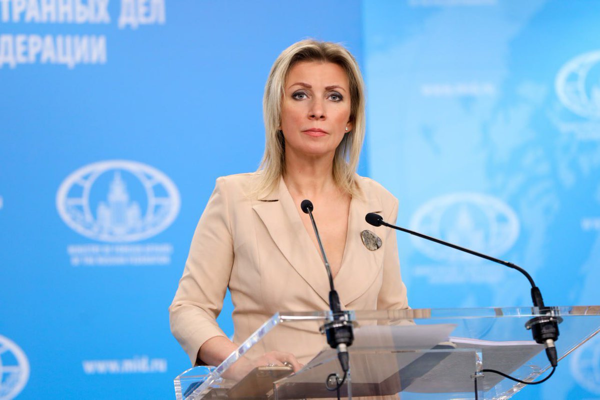 🎙️ Russia’s MFA Spokeswoman Maria #Zakharova: 💬 The disinformation campaign in Bucha came as a response to our goodwill gesture to withdraw troops from Kiev & Chernigov regions, made in the wake of progress at the Russian-Ukrainian talks in Istanbul. 🔗 t.me/MFARussia/19725