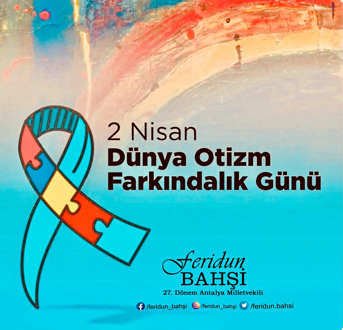 Farkındayız, yanınızdayız. Dünya #OtizmFarkındalıkGünü #otizm #Farkındayız #farkindaolmakyetmez #otizmfarkındalık #OtizminFarkındayızOnlarınYanındayız #otizmemaviışıkyak