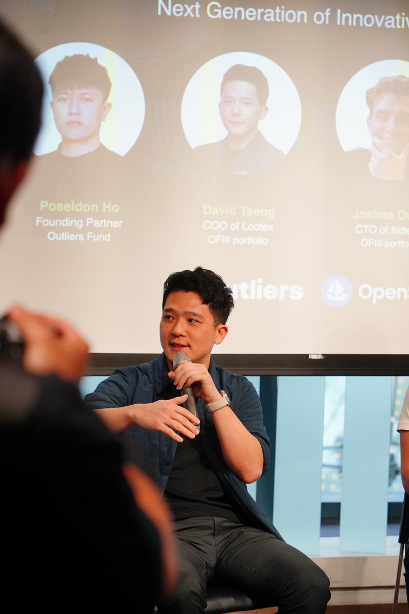【Outliers OpenSea Taiwan Meetup a Great Success 🤩】 Thanks to @OutliersFund for the invitation and @dfinzer(@opensea), @cmtojames(@GilooOfficial), @ObsidianBtc(@indexer_xyz) for their insights! “Every new NFT standards are built on a consensus between users, developers, and…