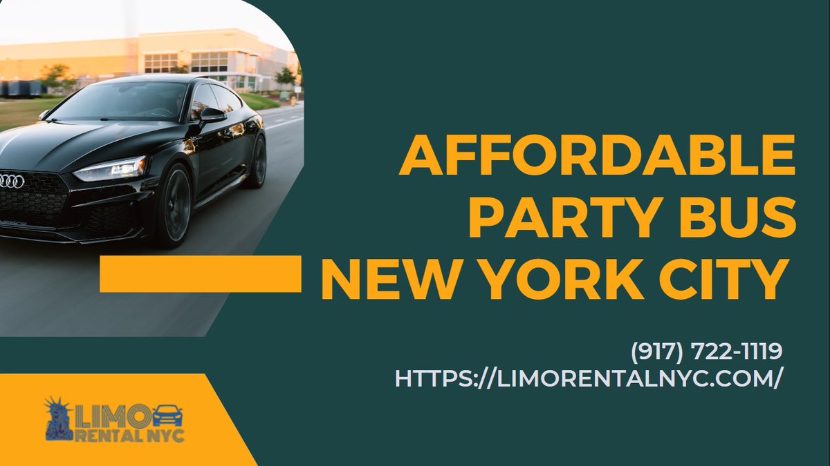 #AffordablePartyBusNewYorkCity
Experience luxury on a budget! Limo Rental NYC offers #AffordablePartyBusesinNewYorkCity. Elevate your night out with style, comfort, and unforgettable memories. Book now!🎉🚌#PartyBus #NYC #AffordableLuxury #HourlyCarService #AirportTransportation