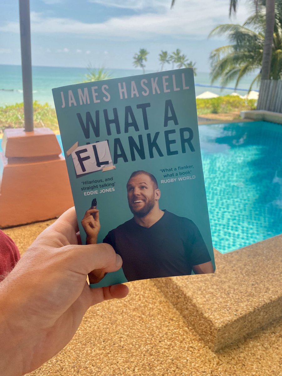 Love books like this from @jameshaskell. Honest and memory provoking from when I had good times with @annadalehc. Being a team member is hard to beat. #holidayreading