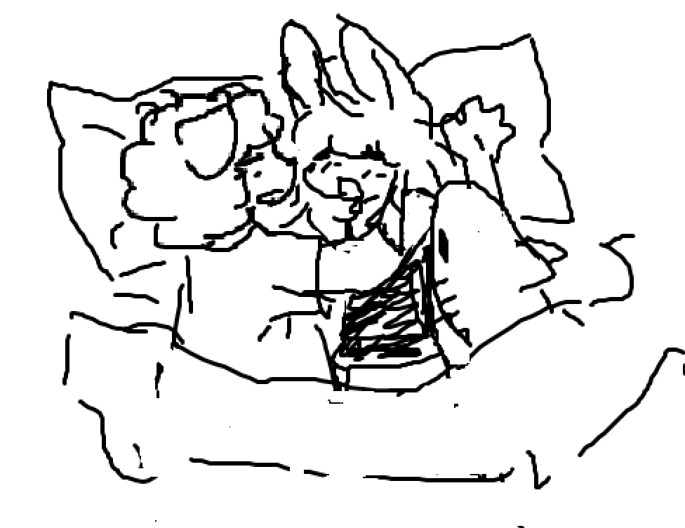 nommingwaffles's tweet photo. lesbians why you so sleepy... ms paint doodl :3 #furry #art https://t.co/VqWHQ3BTDZ
