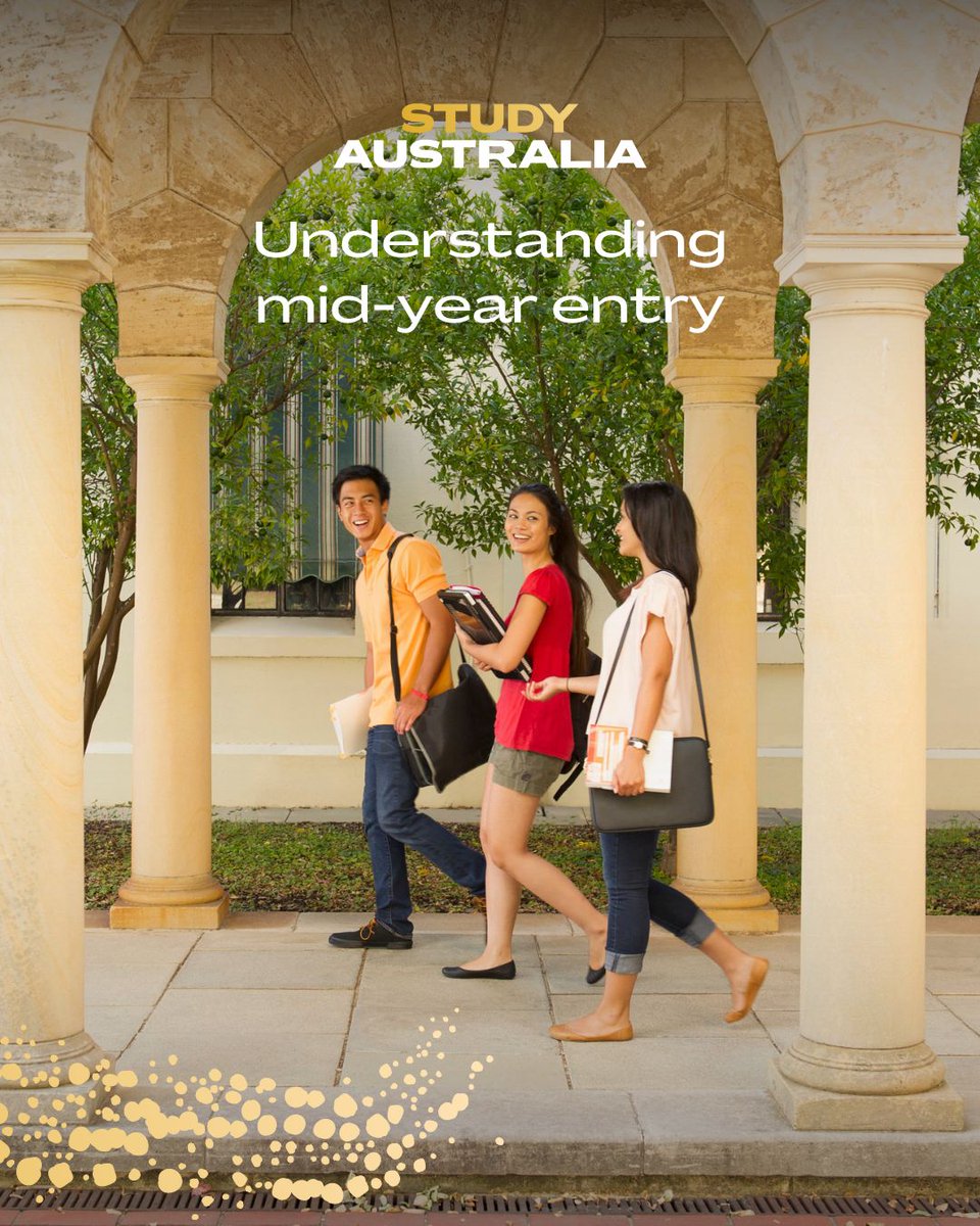 International students do not have to wait until next year to begin their Australian education journey. Many education providers offer mid-year intakes in July. Learn more about mid-year entry ➤ ow.ly/kxGM50R6eJA