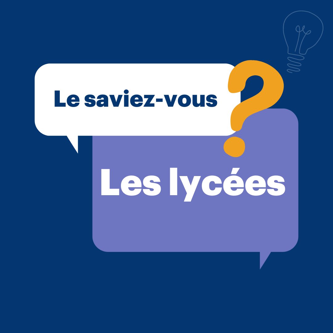 💡 Le saviez-vous? La Région s’occupe de la construction, de l’entretien et du fonctionnement des lycées d’enseignement général, des lycées professionnels et des établissements d’enseignement agricole. 6800 agents entretiennent les locaux et préparent 27 millions de repas par an.