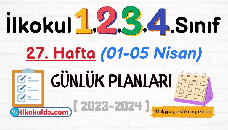 ilkokuldacom's tweet photo. 📌 İlkokul 1️⃣, 2️⃣, 3️⃣, 4️⃣ .Sınıf 2️⃣7️⃣. Hafta (01-05 Nisan) Tüm Derslerin Kaynak-Ders Kitaplarının Günlük Planları | 2023-2024

🔽 İndirmek için TIKLAYINIZ: 
https://t.co/xFVLb94PMA

#bilgipaylastikcaguzeldir https://t.co/GPkP1ZkVbP