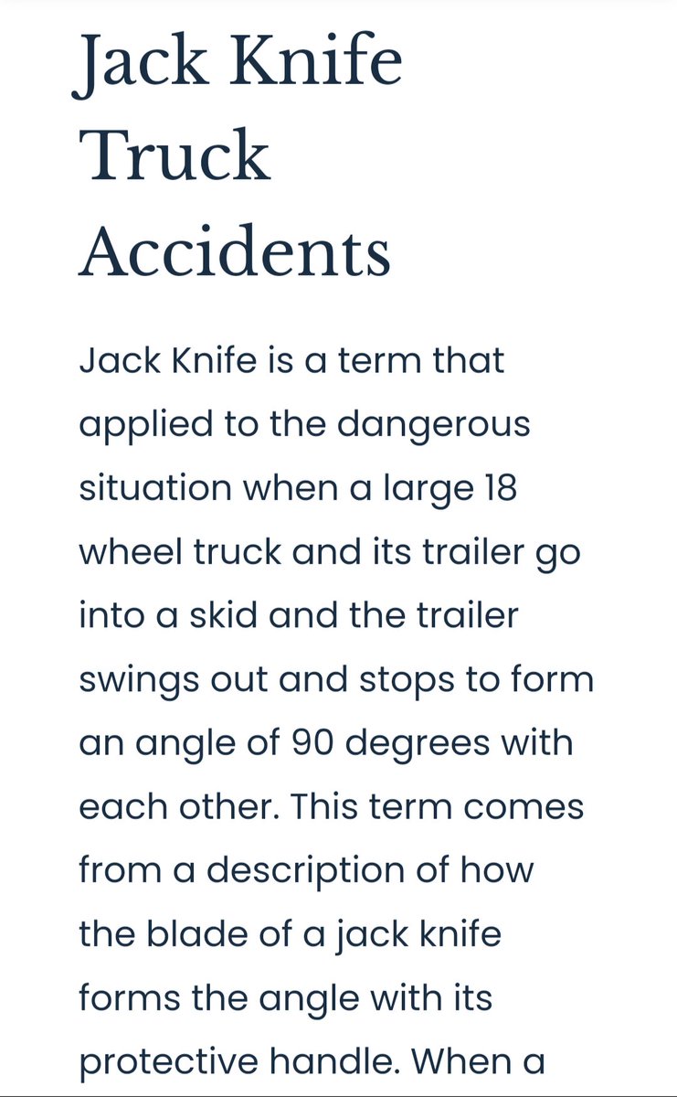 Know the term: Jack-Knife situation

#ControlSystem
#AI