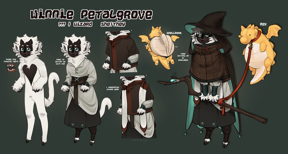 Katharpy's tweet image. new girlthing for a new chill campaign we're starting!! another ostracized freak for the pile i can angst about