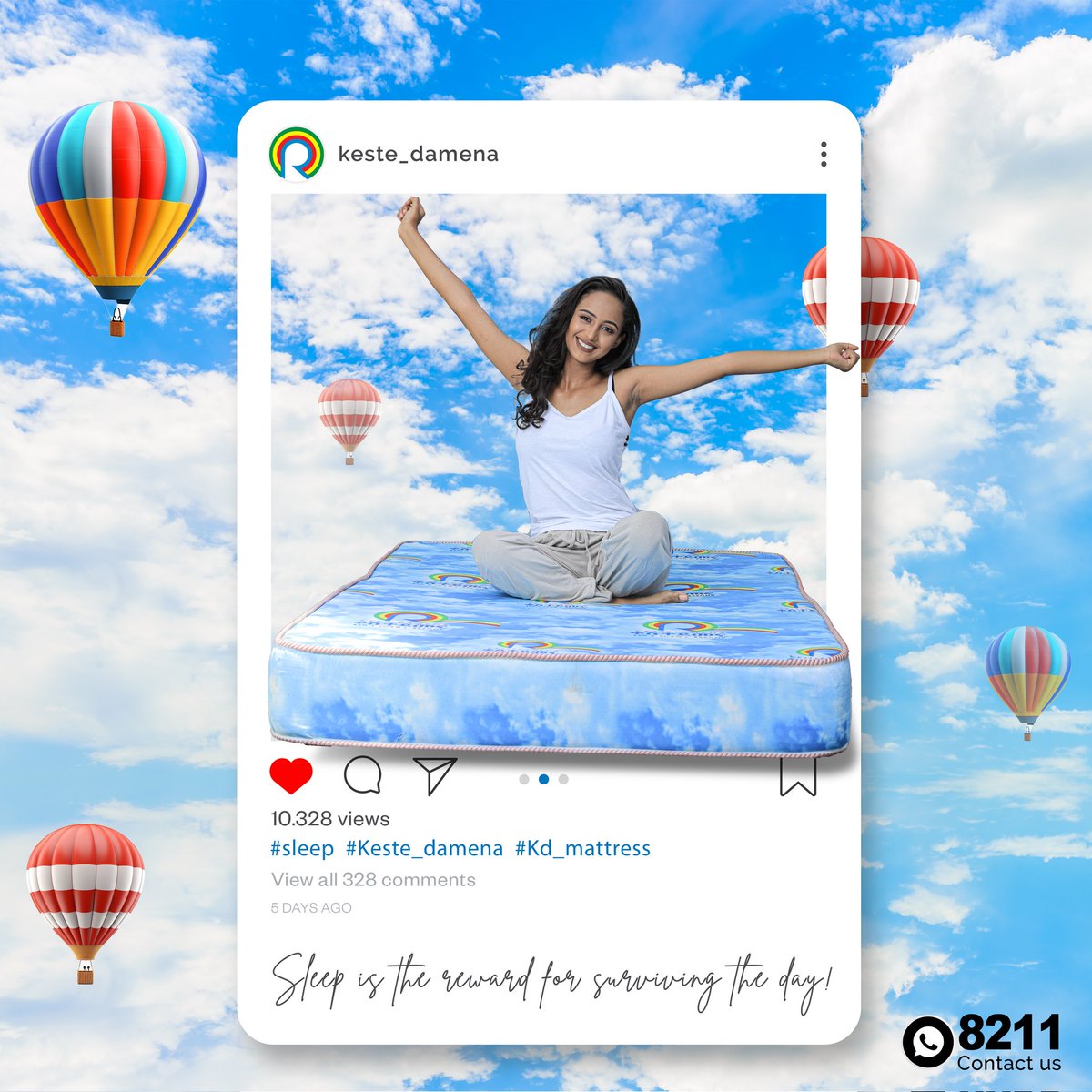 A world of comfort... just for you. ✨️

#kesteDamena #KD #mattress #lifestyle