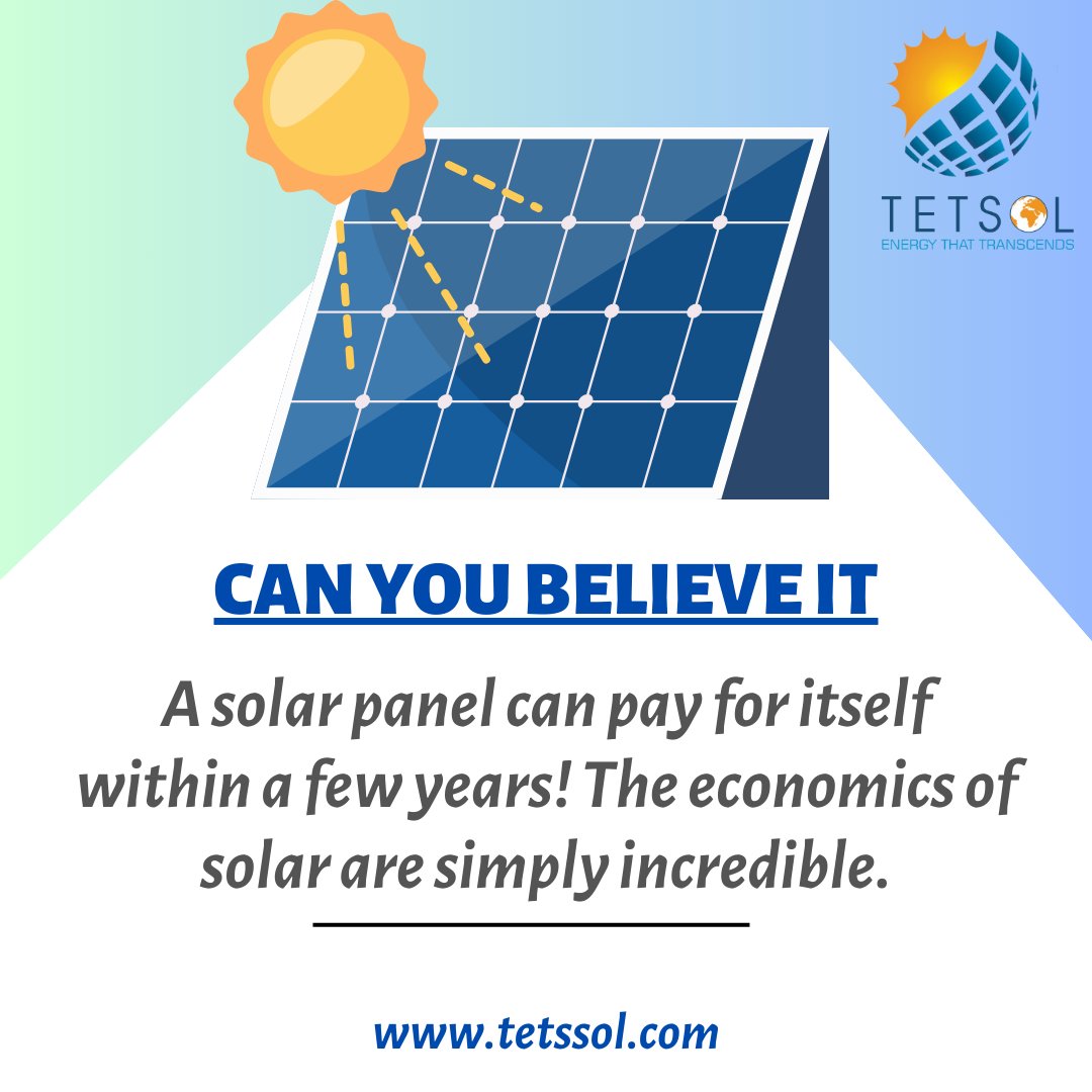 CAN YOU BELIEVE IT Visit Us: tetssol.com tetstech.com . . . . . #tets #solarpowerplant #solarpanel #solarhouse #subsidy #solarenergy #solarpanel #greenenergy #solarpanels #solarpower