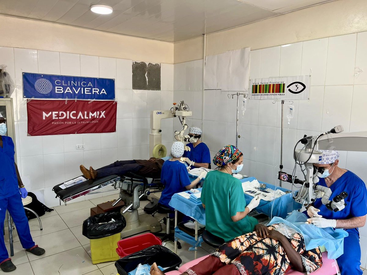 medicalmix's tweet photo. 🌎 Finaliza la campaña solidaria en Sierra Leona 🇸🇱 casi quinientas personas desfavorecidas volverán a recuperar su vista.
 
Un esfuerzo titánico del equipo médico oftalmológico dirigido por el Dr. Jaime Javaloy y la Fundación Clínica Baviera con el apoyo de MedicalMix BVI. https://t.co/X1ttIr2H2m