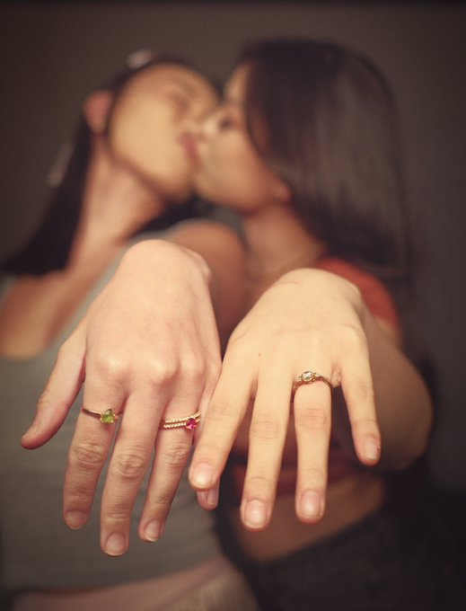 it&rsquo;s been a long time coming and she finally said yes! @TheKimmyKimm is my soon to be wife 😍💍 https://t